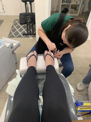 Spa pedi - (65$)