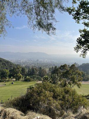 Golf course in the hills