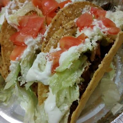 Fried Pork Tacos.