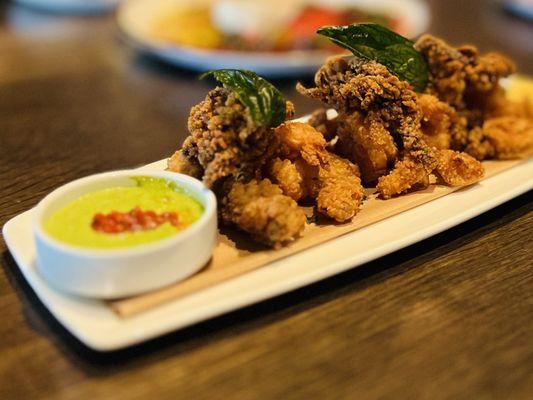 Fritto Misto (Calamari, Prawns, Oysters)