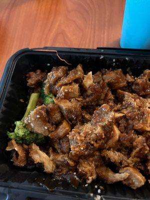 Sesame chicken but it is not breaded?