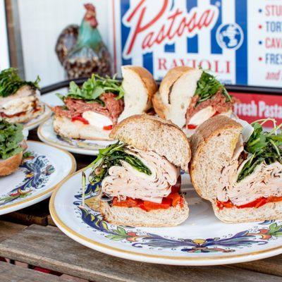 Nina, Massimo, and Lidia Sandwiches