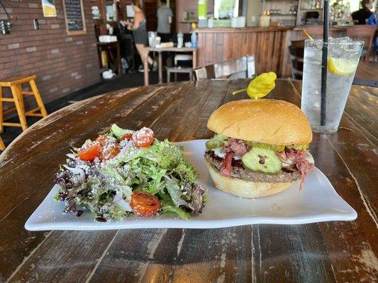 Big City Burger on a gluten-free bun. HEAVEN!