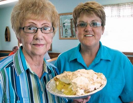 Kathy (on right), Kathy's mom (on left)