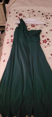 the bridesmaid dress I've had cleaned!