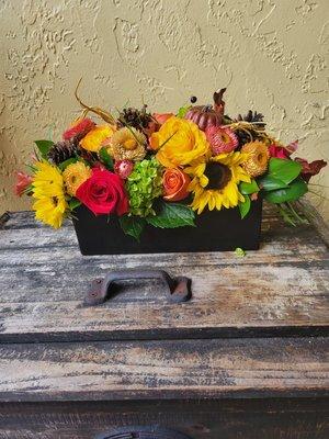 Classic Fall Centerpiece, Deluxe Upgrade