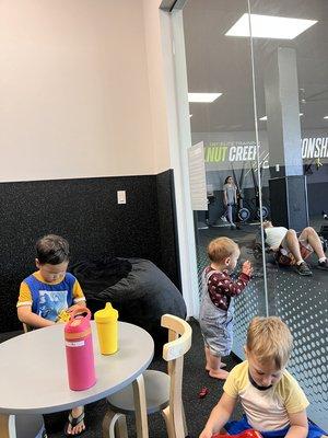 Child-Friendly Gym Experience with Child Watch