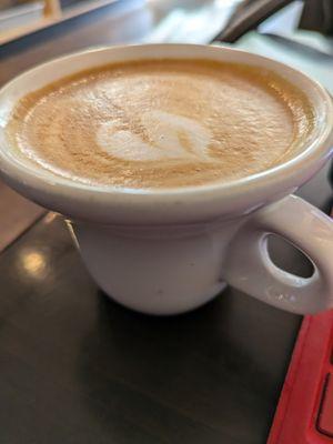 Cortado at Espresso Bueno, Barre