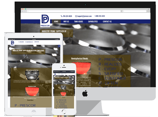 Manufacturing Web Design