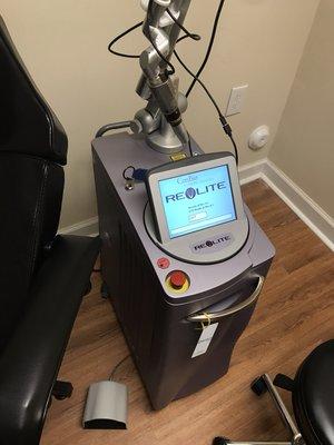 Revlite SI the industry Gold Standard for tattoo removal.