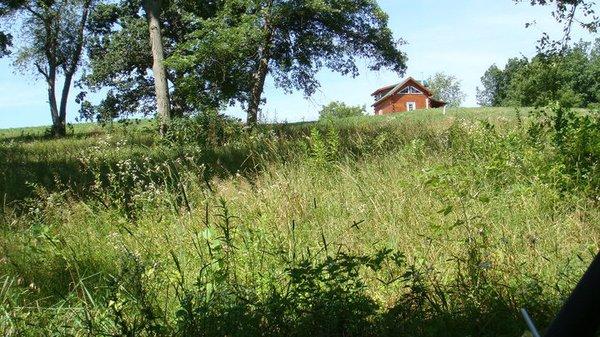 Cabin view from a distance