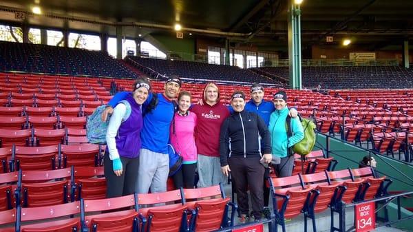 The 2015 Spartan Sprint at Fenway Team (before)