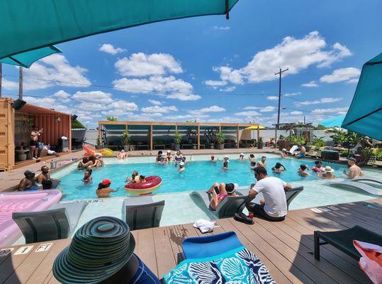 Pool and lounge chairs