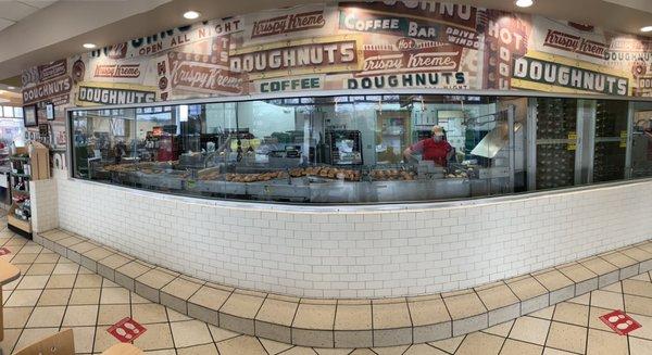 The donut assembly line.