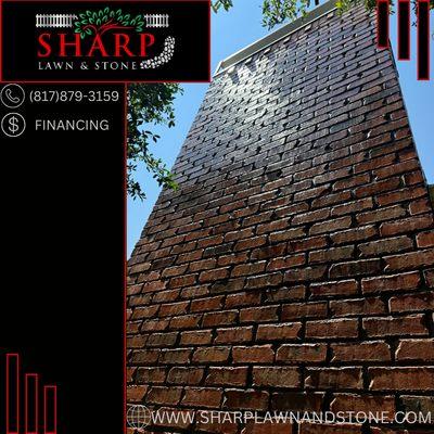 Tuck point brick repair