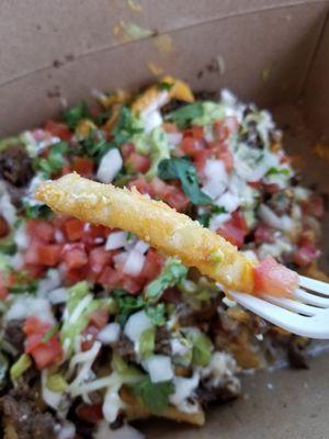 Amazing fries used for asada fries