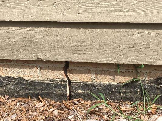 Foundation Cracks