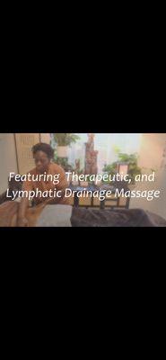 Lymphatic Drainage massage, is great for detox, post surgery, lymphedema massages.