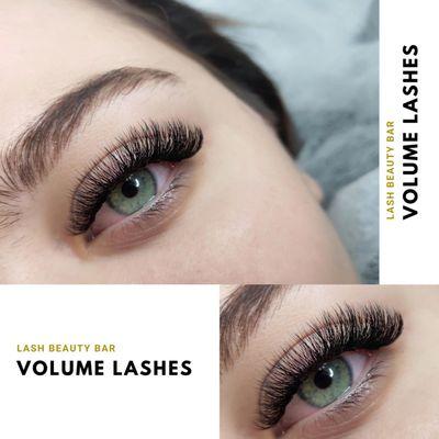 Volume lashing is a technique used to create a full,fluffy, and darker look. We hand make each fan with using anywhere from 2-6 lashes and p