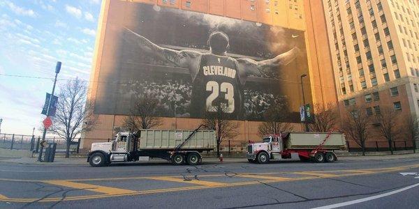 All in Cleveland! We support our sports teams and city.  Cleveland that we love!