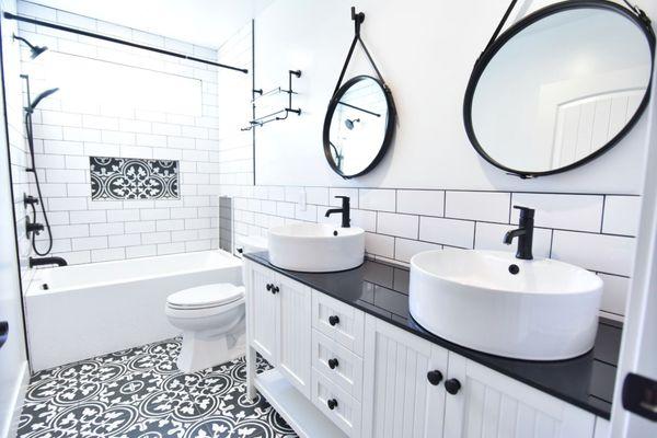 Complete bathroom remodeling