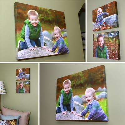 Turn a photo into a work of art. Printed on coton artist canvas and then stretched on wood artist frame