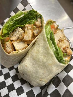 Crispy chicken wrap