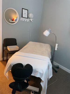 massage therapy room