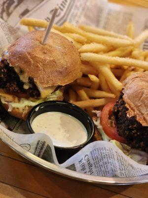 Black bean burger