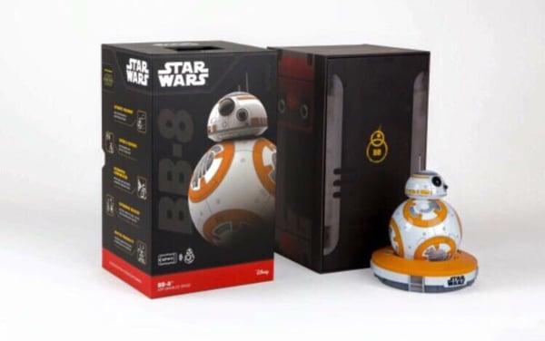 Exclusive Disney BB8 droid by Sphero available.