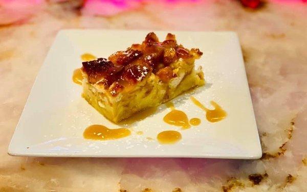 Bread pudding with Maple butter scotch sauce!