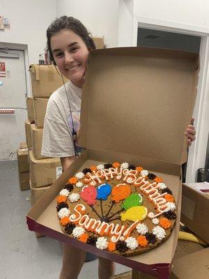 Cookie cake!