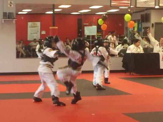 Another awesome sparring match at KA-Duluth