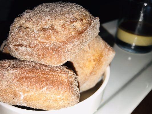 Soft and warm beignets