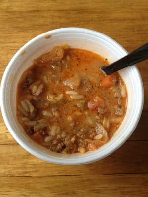 Stuffed cabbage soup