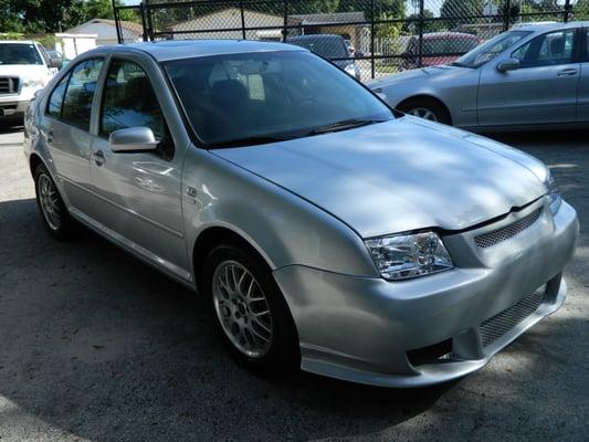 This is a 03 Wolfsburg 1.8t 5 speed. Paint has a few chips here and there but other wise exterior is great. $3500!!