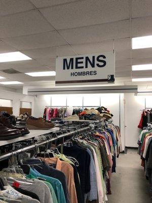 Steve asked why there is more women's clothing than men's! I couldn't explain it to him lol.