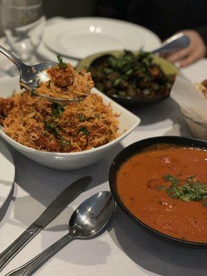 Bay Leaf Boneless Chicken Biryani, Butter Chicken