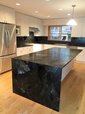 Berkowitz Kitchen project. Such a unique material!