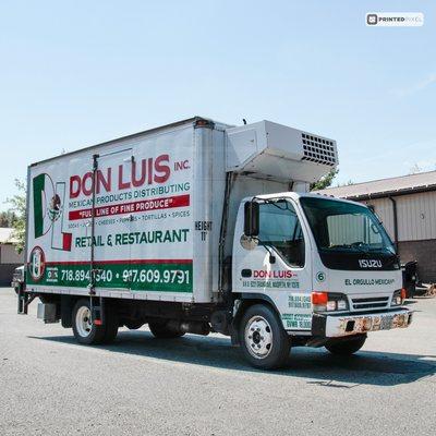 Refurbished this old box truck with a full wrap to make it look brand new.