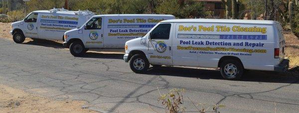 Fleet of three vans! No Problem! On-site installation, custom design and made to last for years.