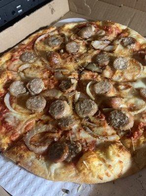 Sausage Fra Diavolo Pizza