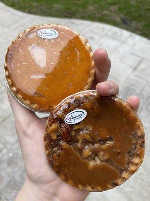 Original and caramel crunch