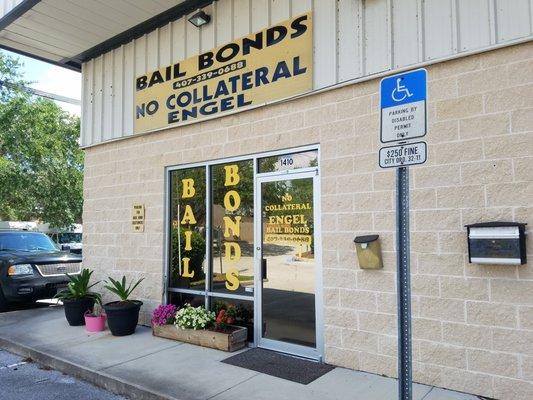 Our Bail Bond office across from the Seminole County Jail.