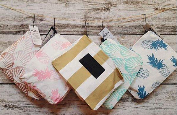 Aloha Collection splash-proof pouches