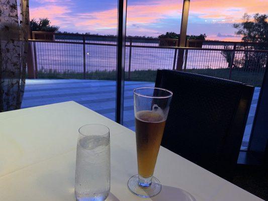 Beer and a view