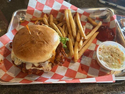 Nashville hot chicken sandwich