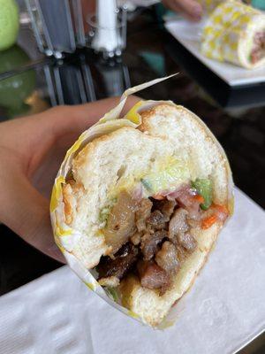 Banh mi pork