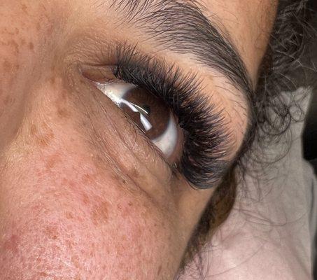 Eyelashes extensions mega volume