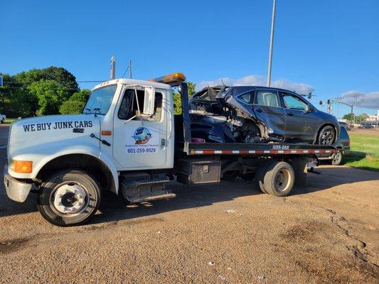 Interstate wreck